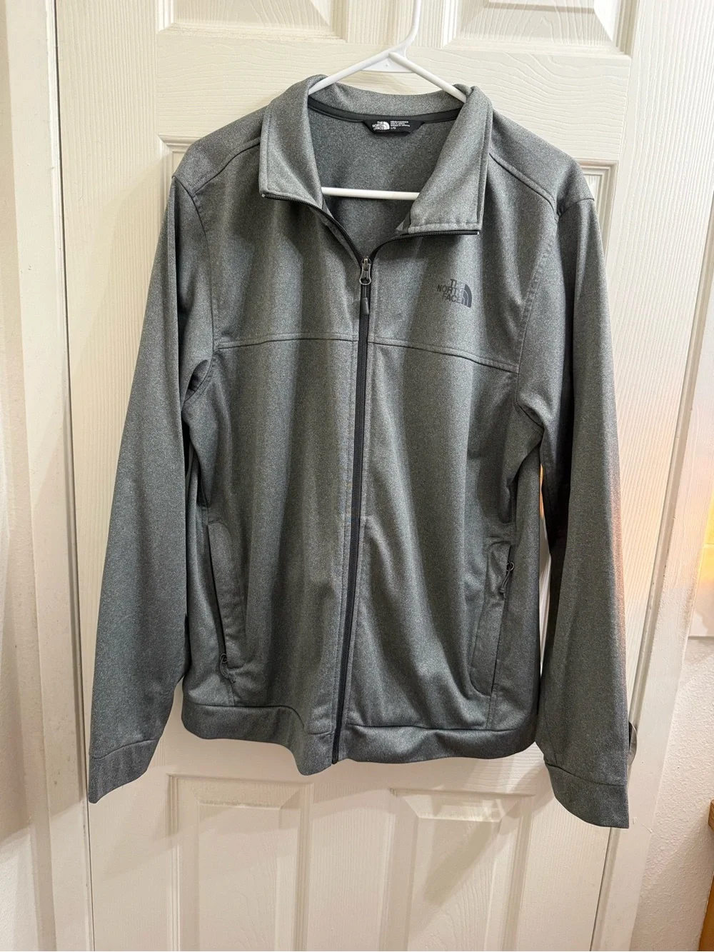 The North Face Men's Charcoal Grey Zip-Up Jacket